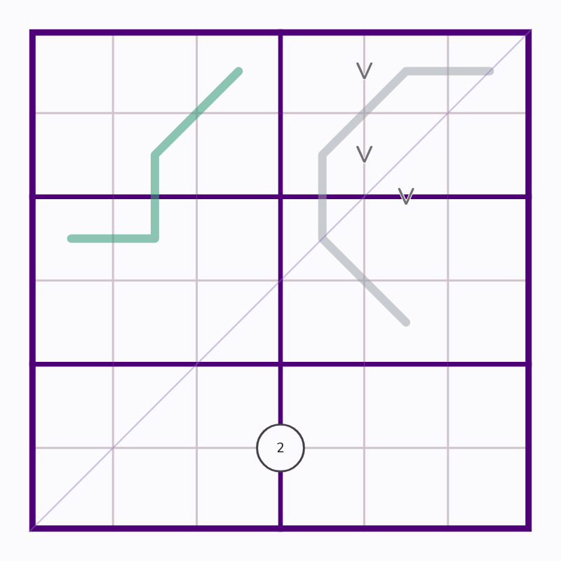 Starting board for Mirror Turns and Whisper Turns