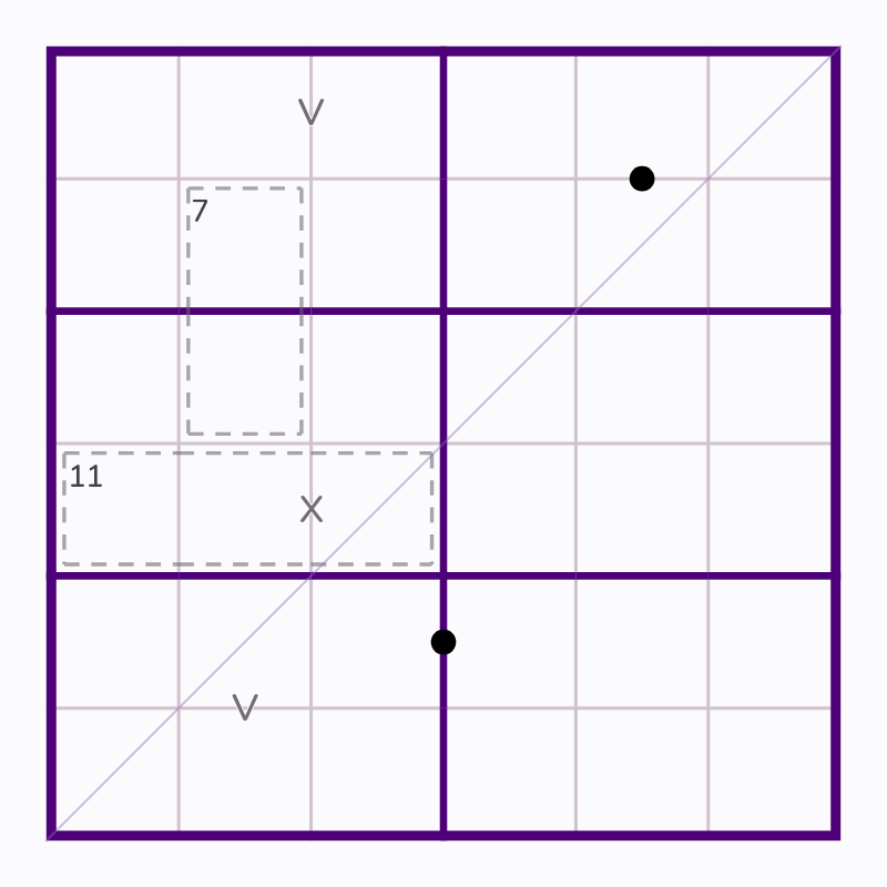 Starting board for Column Killer Cage and Two Dots
