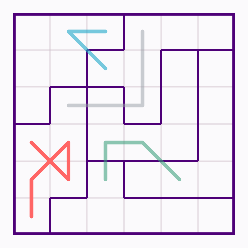 Starting board for Southwest Long Parity Path