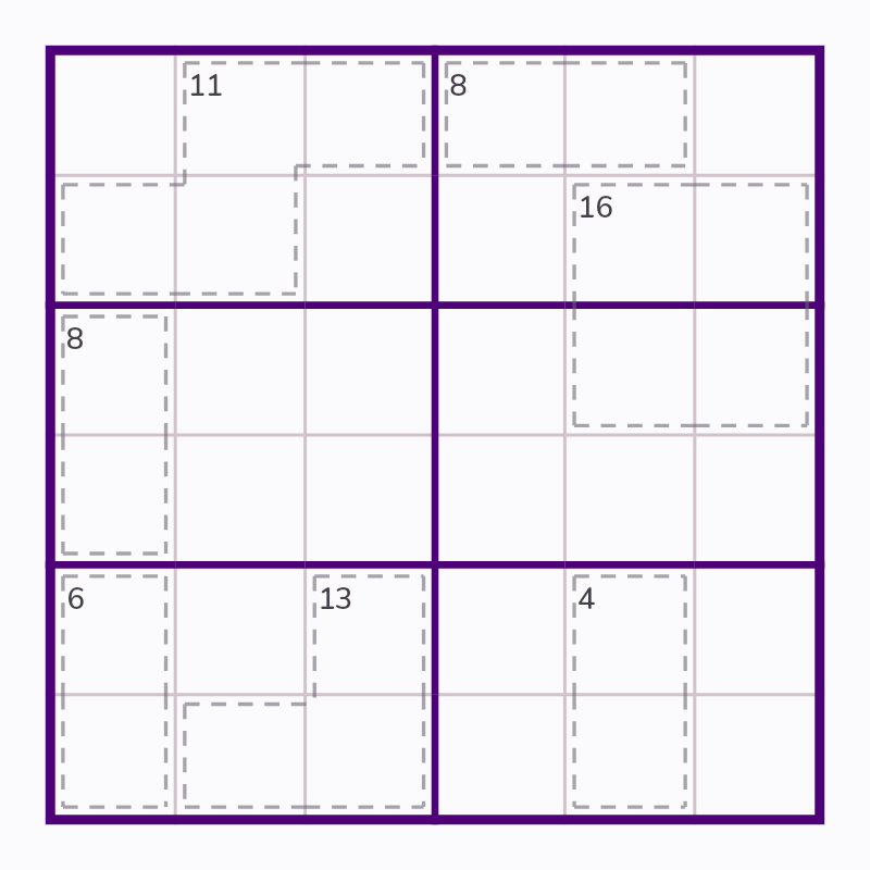 Starting board for Cage Block and Paired Eights