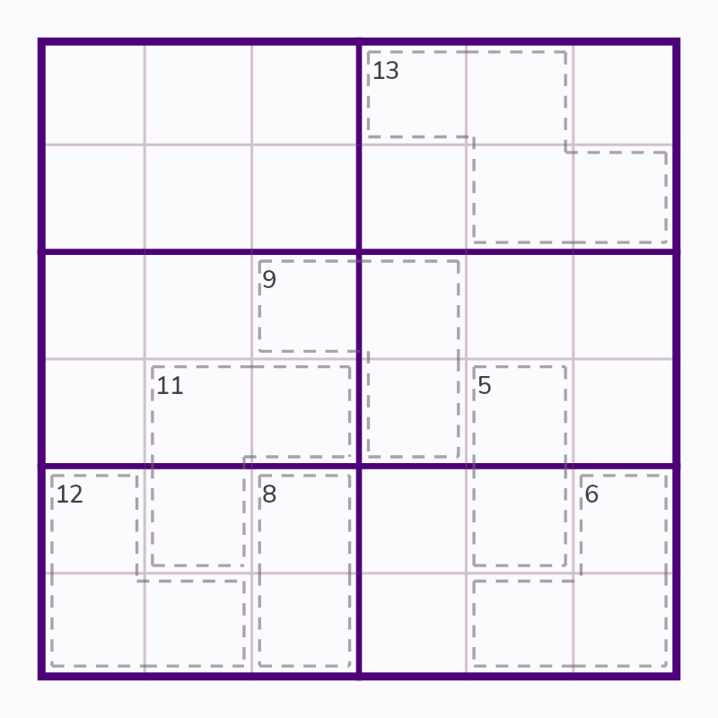 Starting board for Spanning the Grid