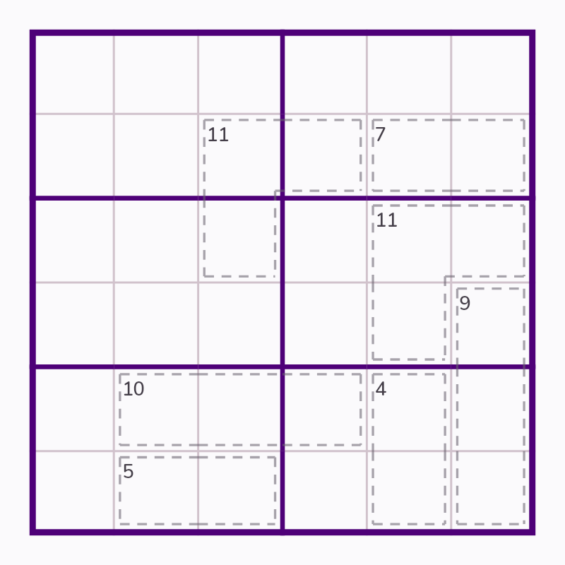 Starting board for Cage Elbows and Paired Elevens