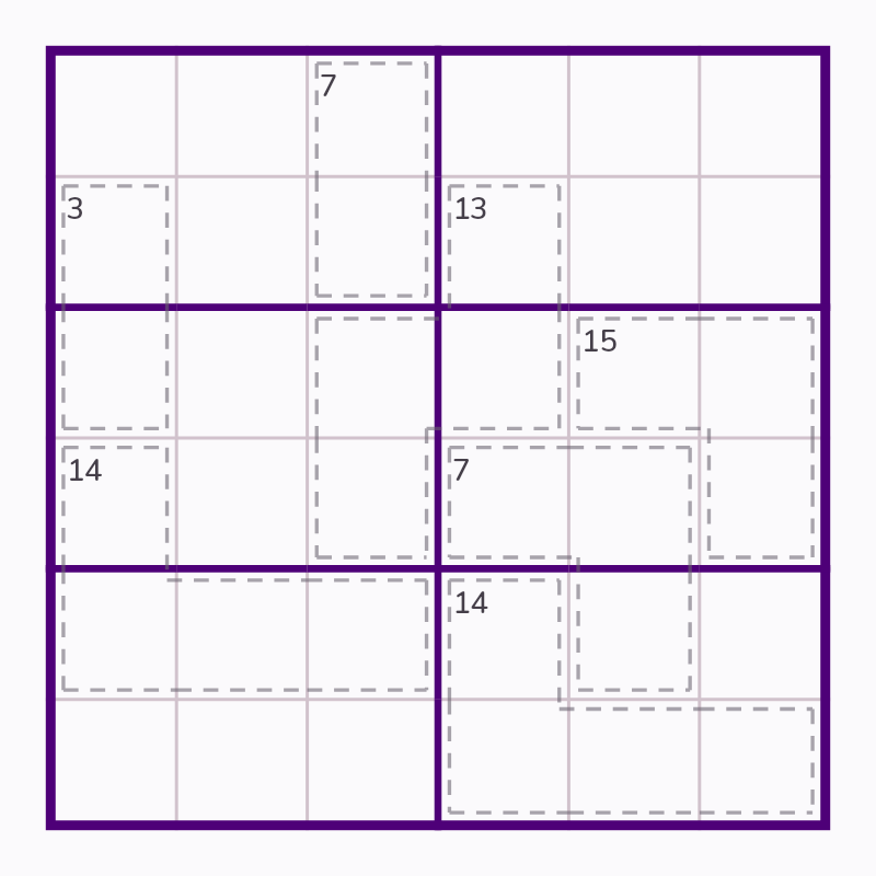 Starting board for Cage Repeats and Paired 14s