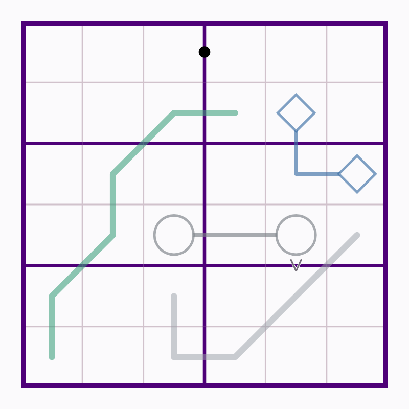 Starting board for Northern Right-Angled Lockout Line