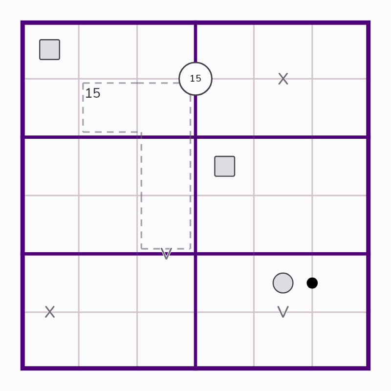 Starting board for Northern Corner Clue